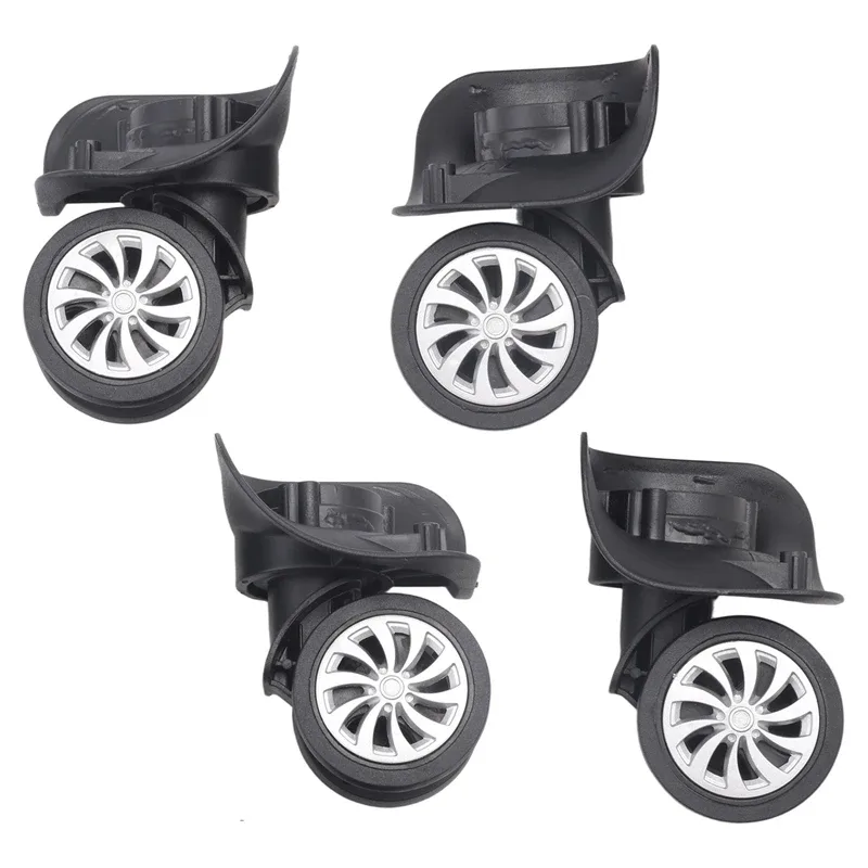 abrt-4 pack valise à bagages de remplacement roues spinner roue pivotante universelle valise roues spinner pour bagages
