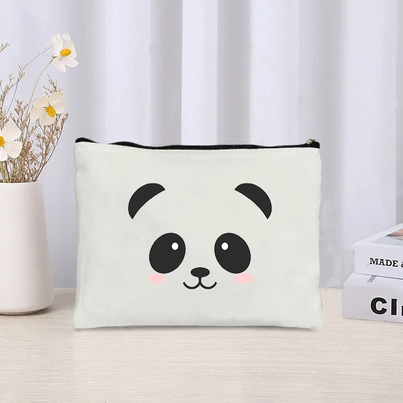 kawaii panda trousse à cosmétiques enfants voyage nécessité toilette sac à couches pochette de maquillage pour jolies filles anniversaire nouvel an cadeau