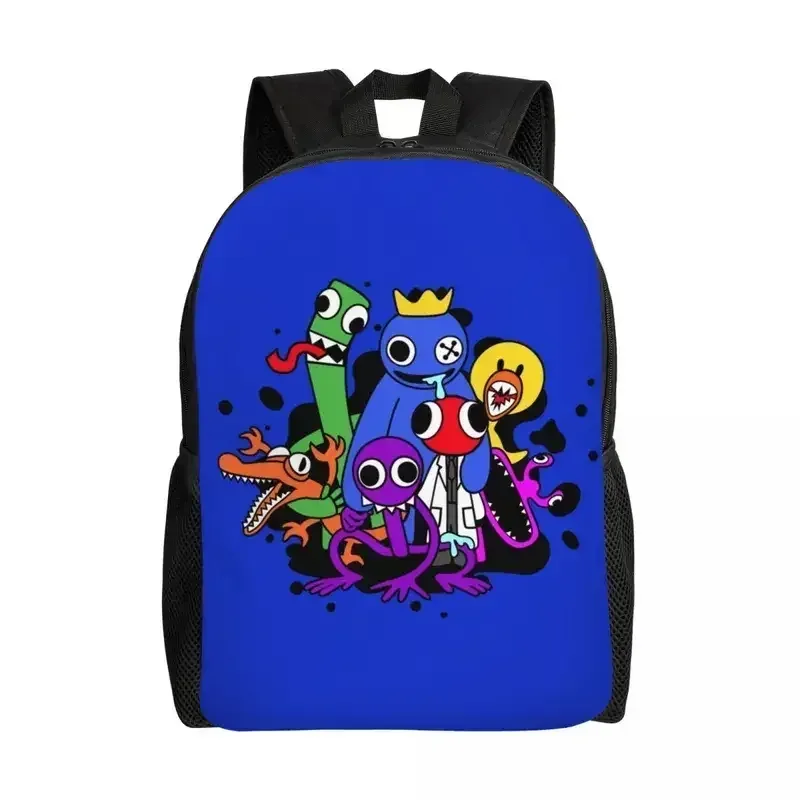 sac à dos de voyage personnalisé arc-en-ciel friends hug it out pour hommes et femmes, sac à livres pour ordinateur d'école, jeu vidéo, sacs de jour pour étudiants