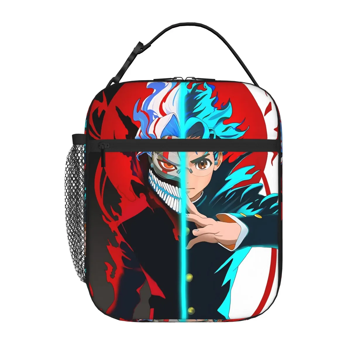 sac de rangement avec fermeture à glissière, 1 pièce, pochette de rangement dandadan, boîte à lunch scolaire réutilisable pour le déjeuner