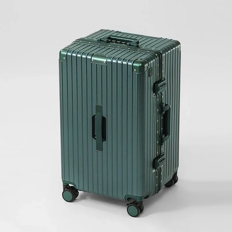 valise de voyage de grande capacité de 32 pouces, valise de voyage à cadre en aluminium et pc épaissi de 20 à 30 pouces, bagage à roulettes avec mot de passe tsa 3:7