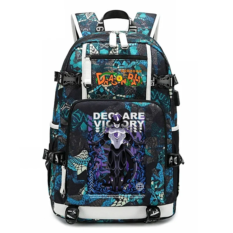 sac à dos imprimé dragon ball z pour étudiants, grande capacité, sac à dos décontracté pour enfants, adolescents, voyages scolaires