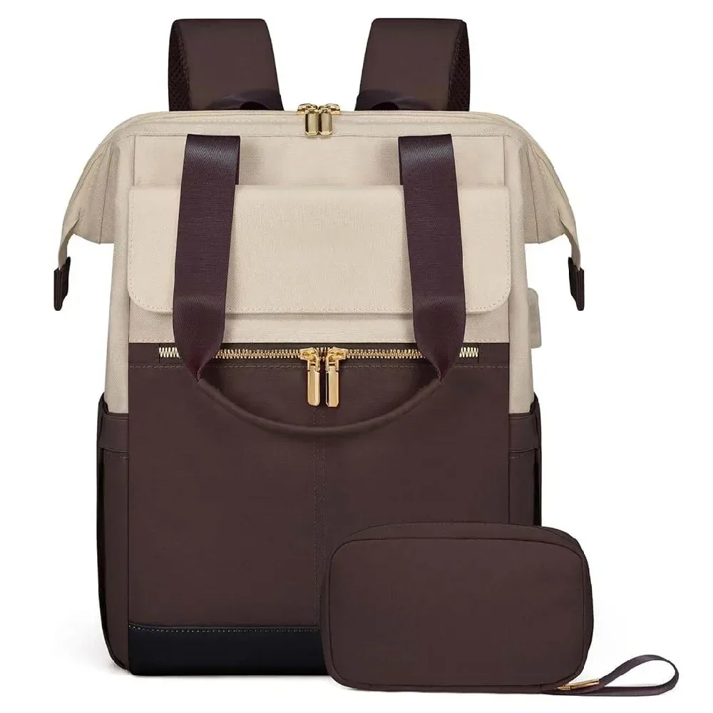 sac à dos de voyage pour ordinateur portable, grande capacité, étanche, multifonctionnel, sac à bandoulière pour maman, respirant, résistant à l'usure