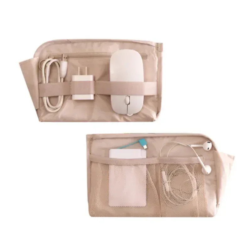 sac de rangement de câble de données pour écouteurs portable pour femme, trousse de maquillage, sac à main multifonction, sac de voyage pour casque