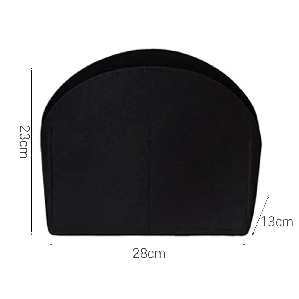 sac d'insertion en feutre de haute qualité pour lv alma bb, support d'organisation interne, sac de rangement portable, doublure de sac à main
