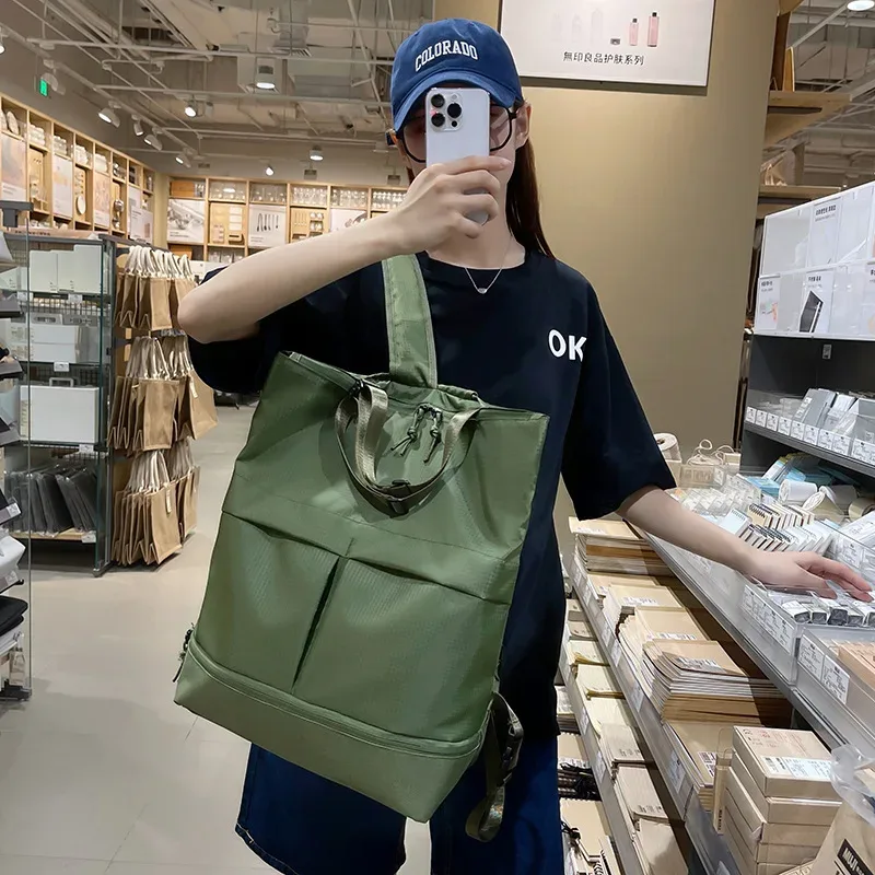 sac à dos convertible grande capacité, sac à bandoulière pour homme et femme, sac de voyage décontracté, sac de sport, sac à dos de jour