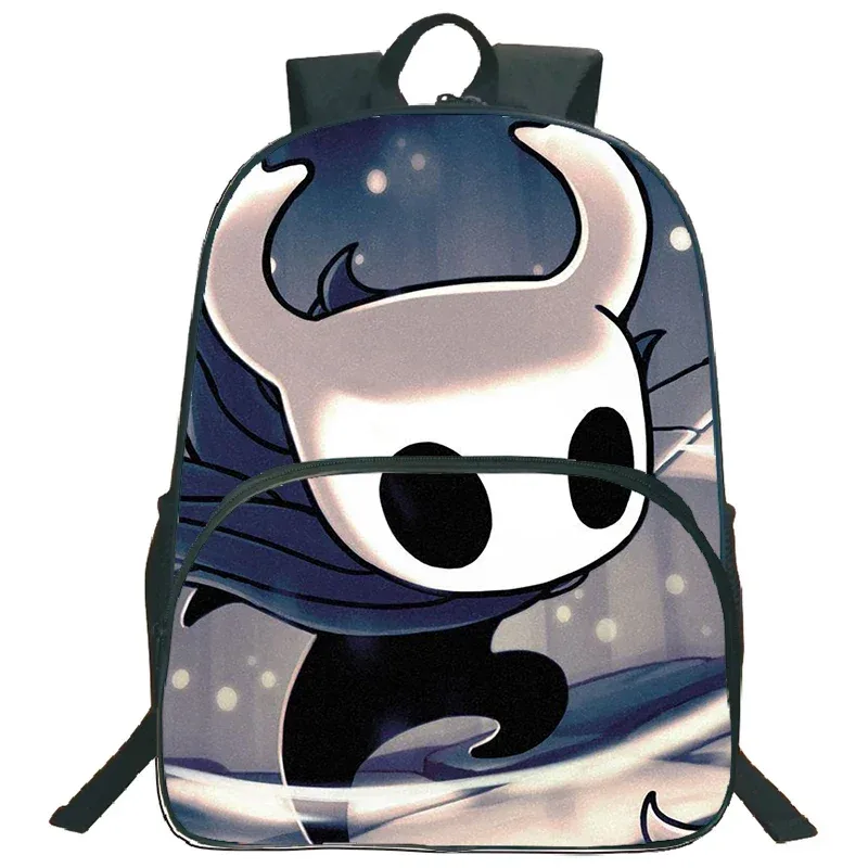 sac d'école léger sac à dos de chevalier creux jeu de dessin animé impression cartable pour enfants sac à dos de grande capacité garçons filles sac à dos de voyage