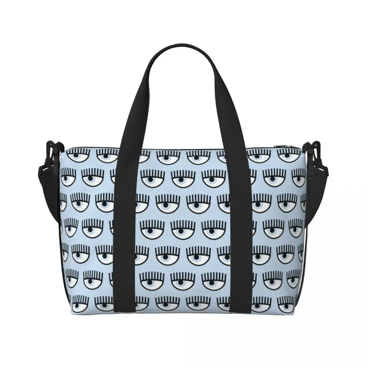mode personnalisée yeux chauds f-erragnis c-chiaras sac fourre-tout de plage femmes grand compartiment plage salle de sport sacs de voyage