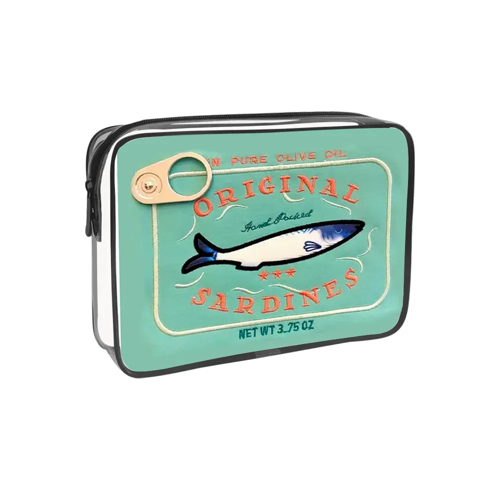 sac de stade transparent en pvc, pochette de maquillage, organisateur de rangement transparent pour les matchs de football, cadeau de saison de remise des diplômes, étui de voyage étanche, 1 pièce