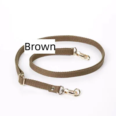 ceinture de sac en toile de coton tissé, sangle de sac à bandoulière, accessoires de poignée de bricolage faits à la main, largeur réglable de 1.2cm
