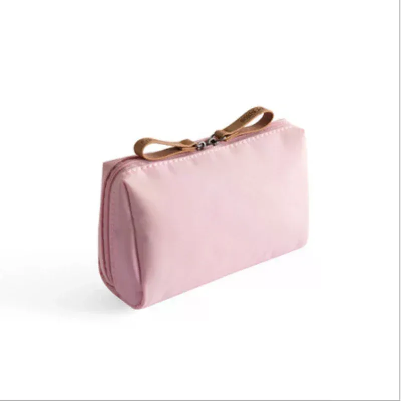 sac à cosmétiques pour femmes, couleur unie, trousse de maquillage de style coréen, pochette de toilette, étui de rangement de maquillage étanche, nouvelle collection 2026