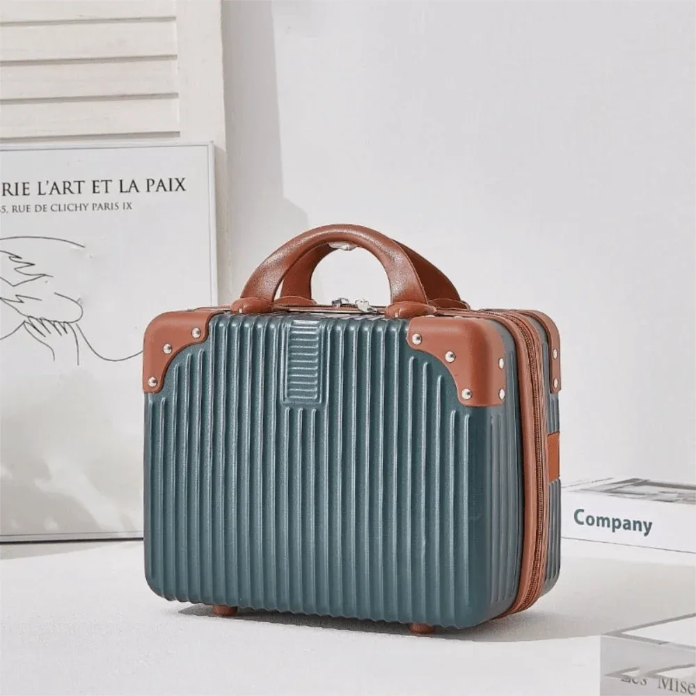 valise de voyage 14 pouces, mini trousse de toilette, bagage cabine pour femme - ventes flash