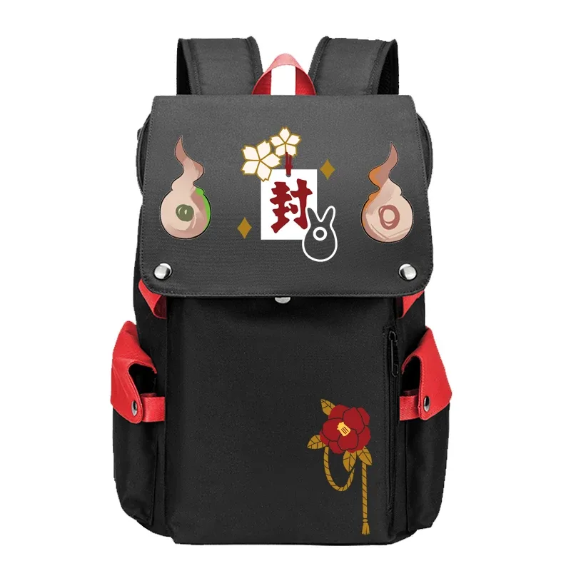 hanako-kun – grand sac à dos de voyage pour garçons et adolescents, cartable d'école animé avec chargeur usb, oxford, pour ordinateur portable