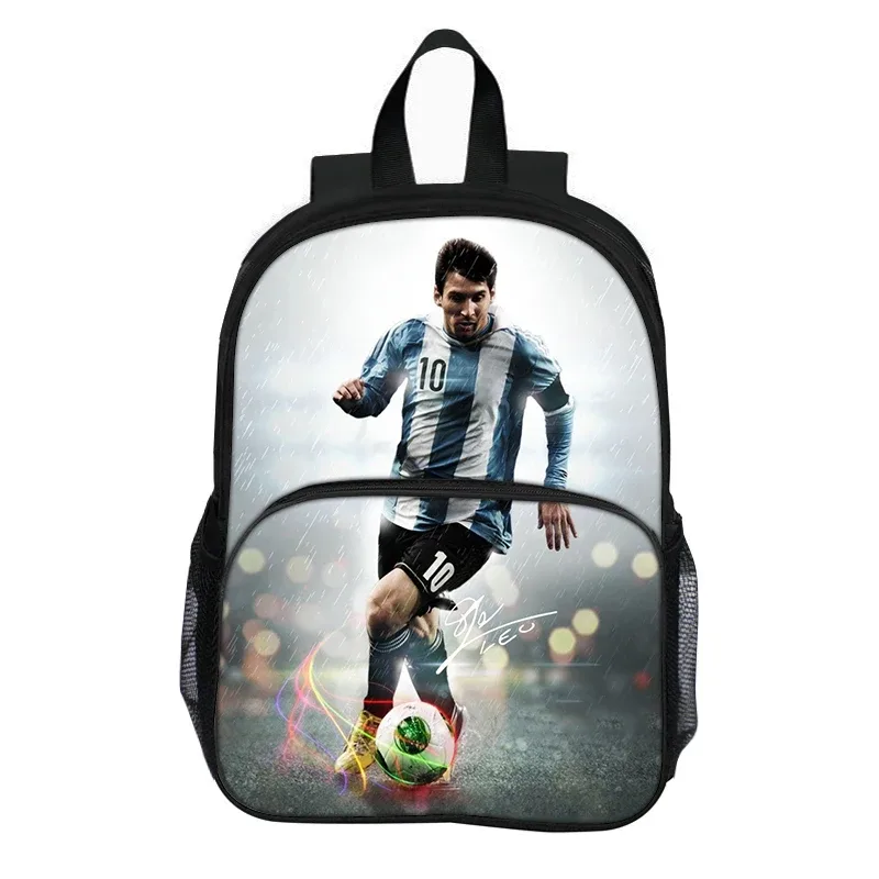 sac à dos m-messi avec poche avant pour étudiants et enfants, sac d'école pour star du football, sac de sport, sac de voyage de grande capacité