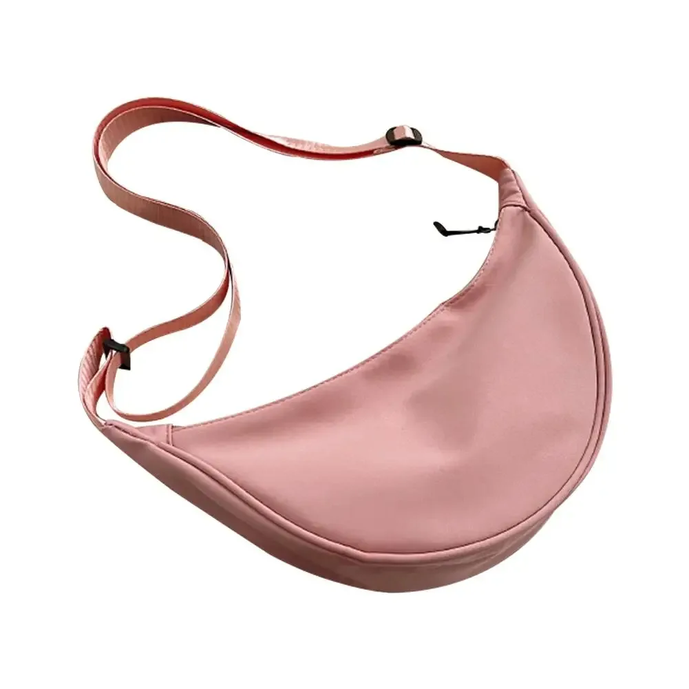 sac à bandoulière en nylon pour femmes, mode portable décontracté hobos sport poitrine sac sous les bras étudiants forme de boulette épaule b x7r8