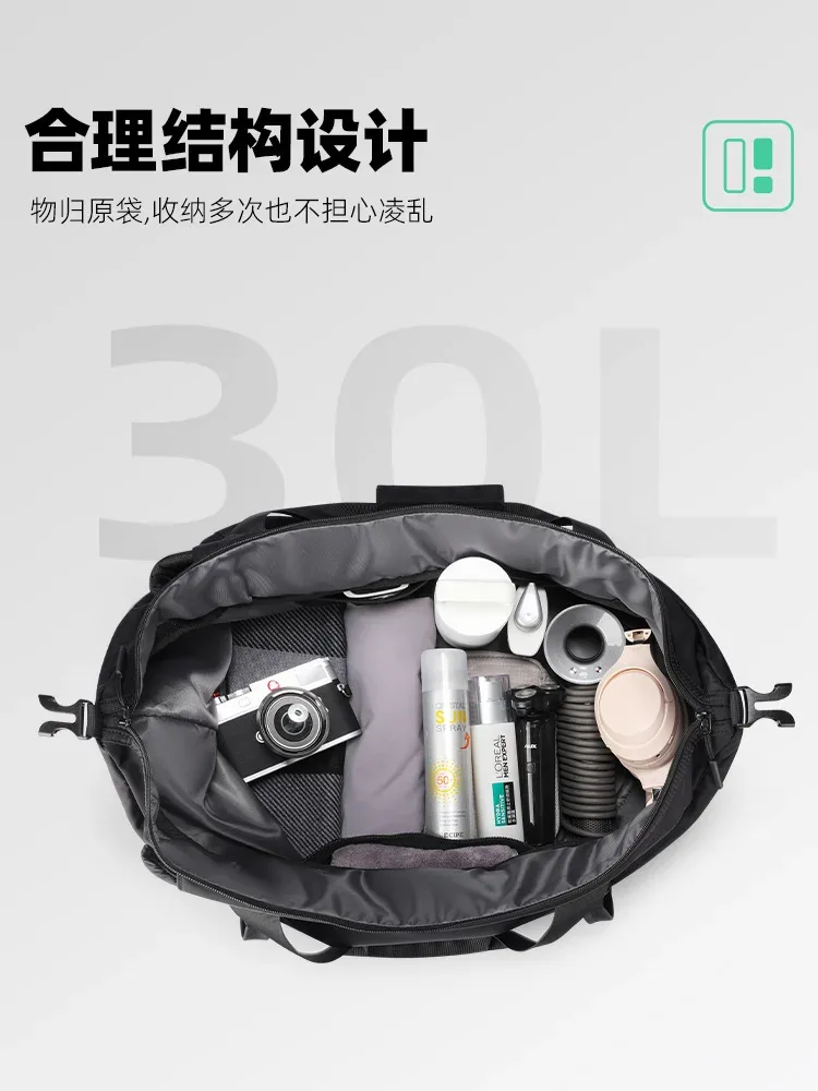 sac de voyage imperméable mark ryden 30l – sac de sport convertible 3-en-1 pour hommes et femmes avec séparation sec-humide