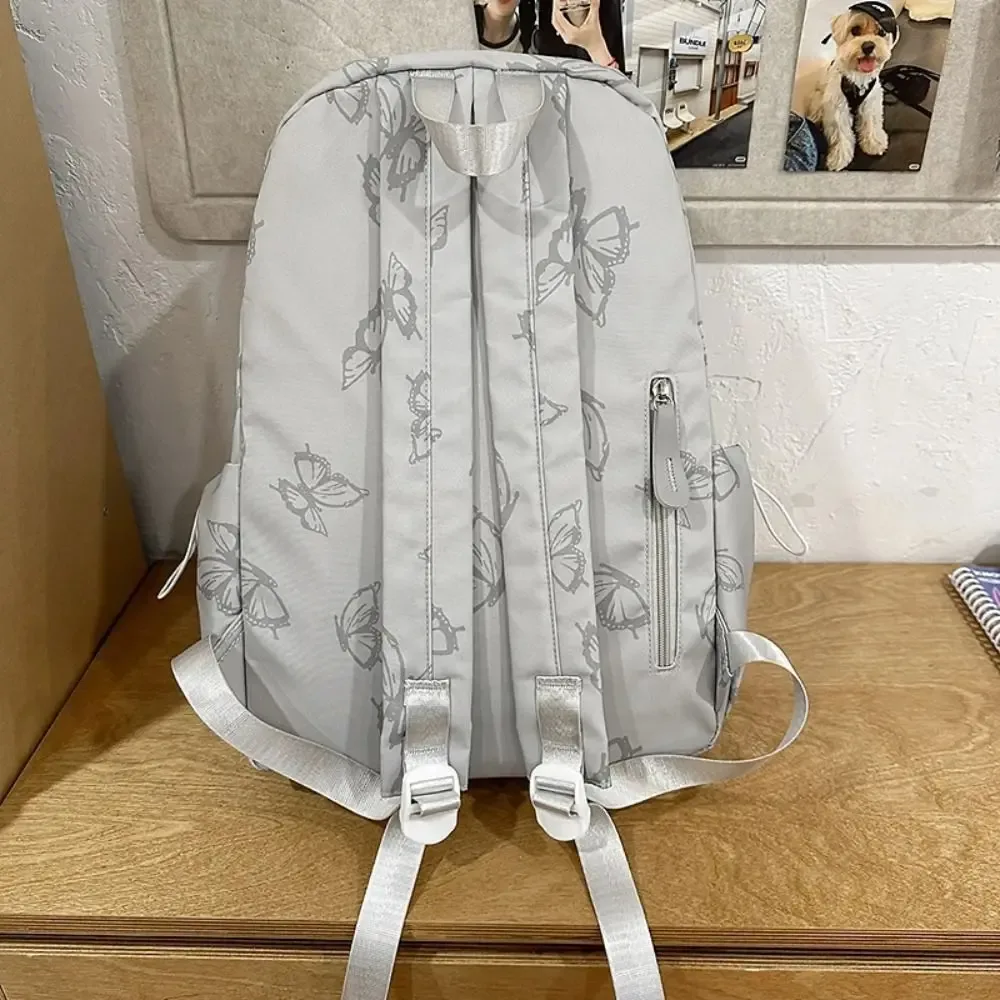 petit sac à dos imperméable style coréen, sac à bandoulière uni avec fermeture éclair, sac à main, sac à dos sport décontracté, sac de voyage