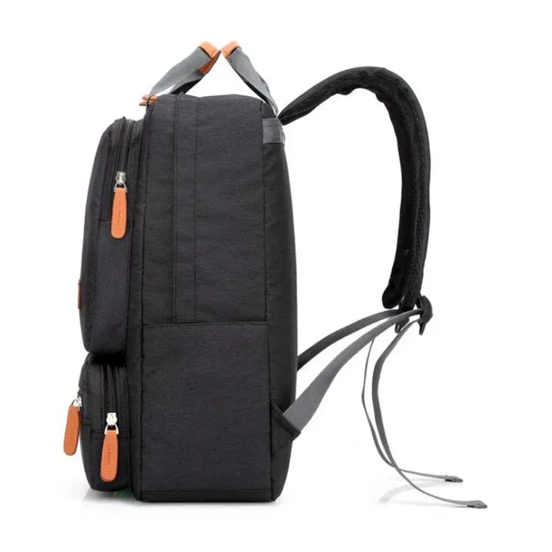 sac à dos d'affaires décontracté pour hommes, léger, pour ordinateur portable de 15 pouces, tissu oxford imperméable, antivol, pour voyage, gris, 2024