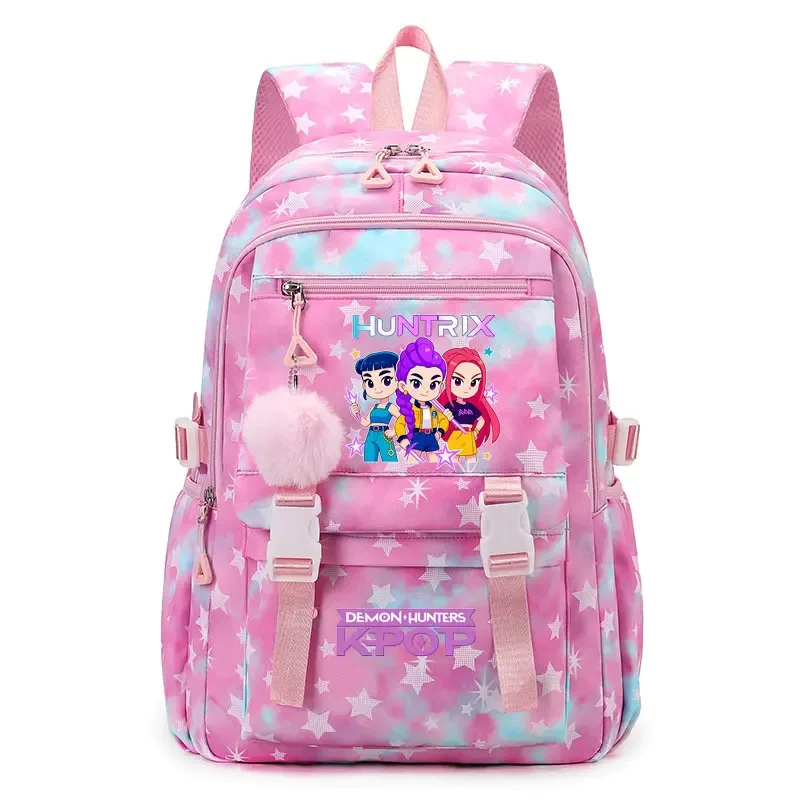 sac à dos kpop demon hunters pour étudiantes, lycéennes, collégiennes, polyvalent, adapté au quotidien et aux activités de plein air