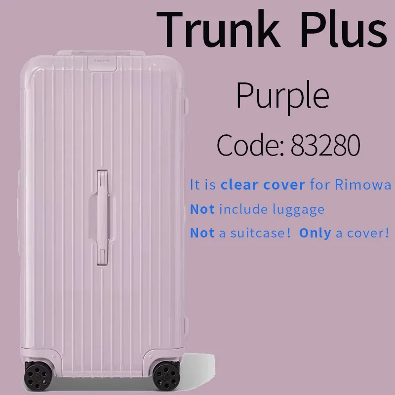 housse transparente applicable pour rimowa clear essential trunk plus housse de protection pour valise 33 pouces housse de bagage rimowa