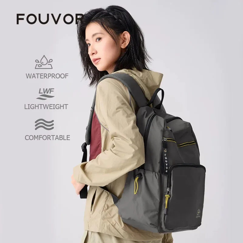 Sac à dos grande capacité Fouvor en tissu Oxford, léger, imperméable, décontracté, pour ordinateur portable, idéal pour les voyages 2930-03 2930-11 2930-08