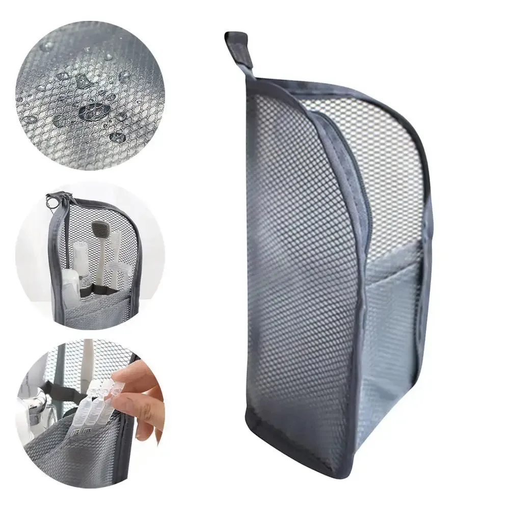 trousse de toilette grande capacité eva, sac de voyage portable pour femmes, pour voyages d'affaires, usage extérieur, trousse à maquillage