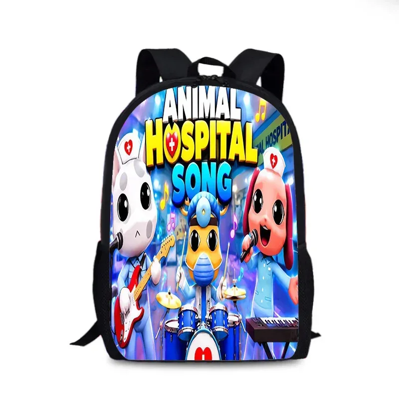 sac à dos d'hôpital vétérinaire pour enfants garçons filles, grande capacité, léger et imperméable pour les élèves du primaire et du collège 