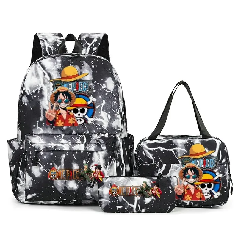 sacs à dos one piece pour étudiants, sacs d'école pour adolescents, hommes et femmes, sac fourre-tout, pochette, sacs à dos en nylon, sacs de voyage