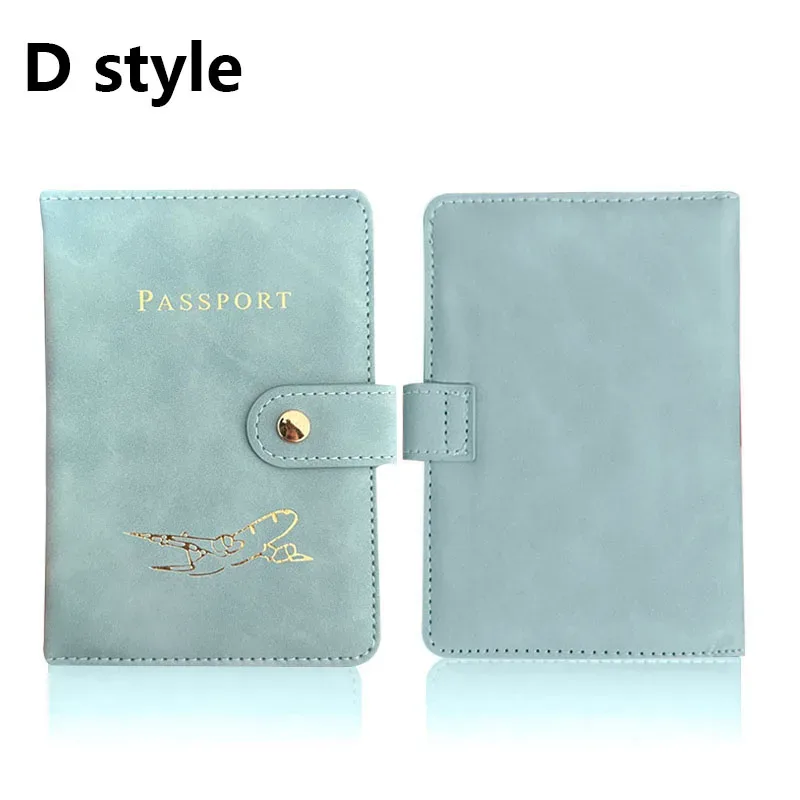 étui porte-passeport en cuir pour essentiels de voyage, portefeuille cartes de crédit, housse de passeport pour femme/homme avec boucle