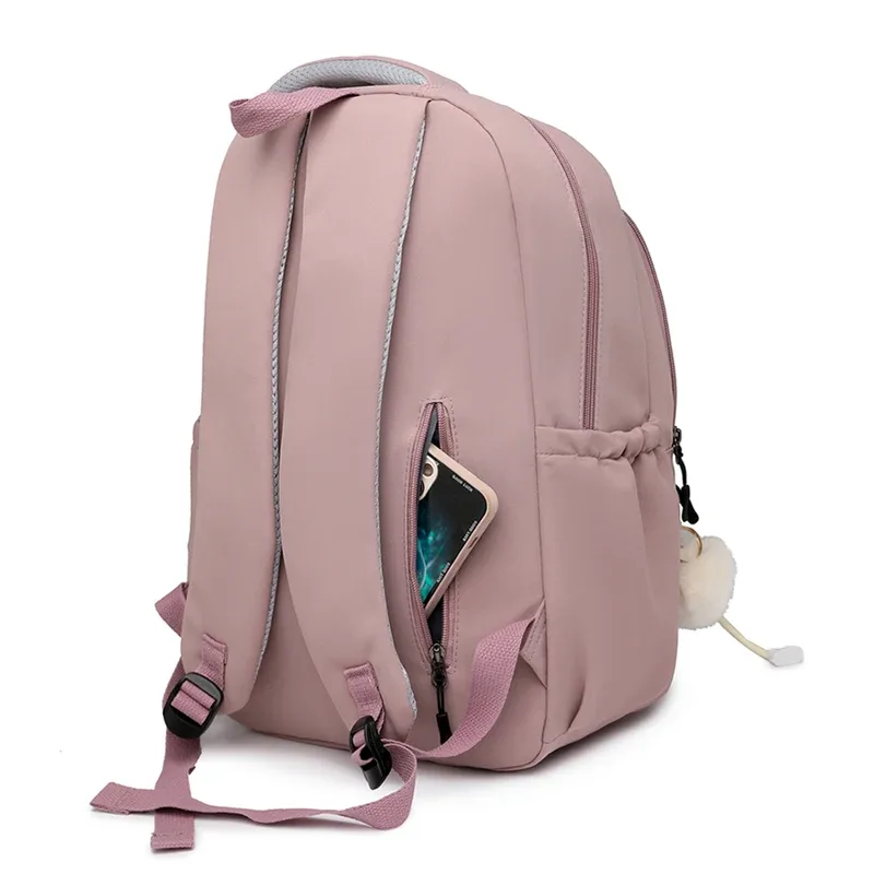 sac à dos femme grande capacité femme multi-poches décontracté femme sac de voyage cartable de haute qualité pour adolescente livre sac à dos
