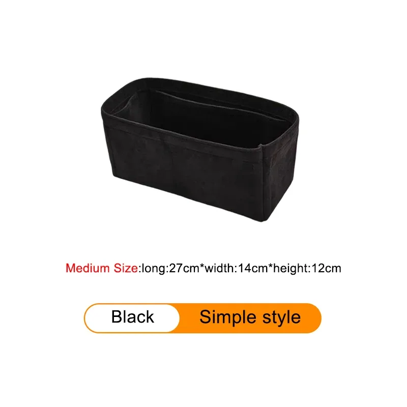 insert organisateur de sac pour h-birkin 25 30 35, sac à main en velours, sac à cosmétiques, support de rangement, sac de modification intérieure, accessoire