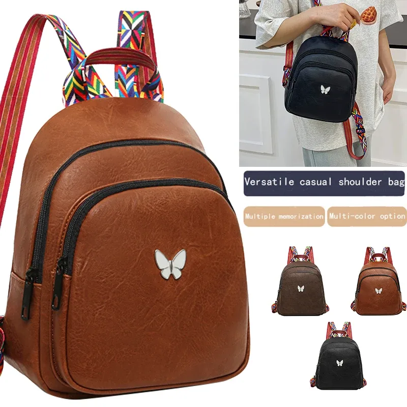 Sacs à dos double épaule pour hommes et femmes, sac à dos de voyage tendance, multifonctionnel décontracté