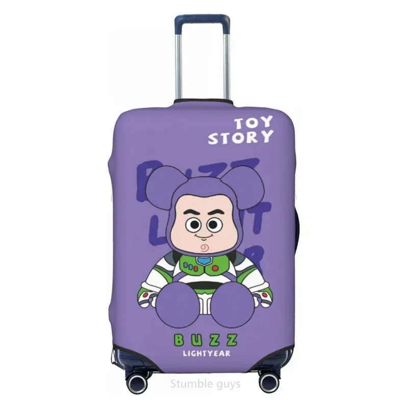 housse de protection épaisse et élastique pour bagages, design ludique, pour bagages de 18 à 32 pouces, anti-poussière, lavable, anti-rayures, housse de valise de voyage
