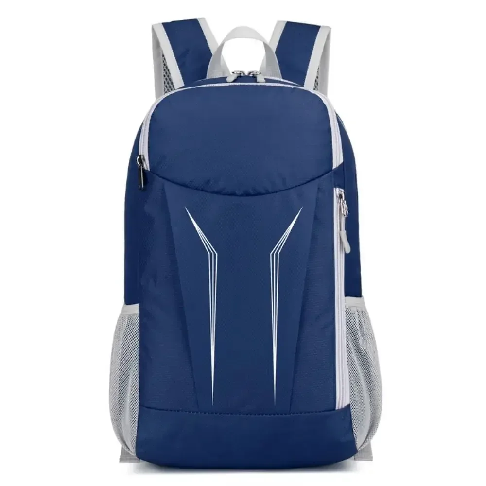 sac à dos de randonnée pliable décontracté, sac à dos de cyclisme en nylon avec fermeture éclair, imperméable, grande capacité, sac à dos de voyage pour femmes