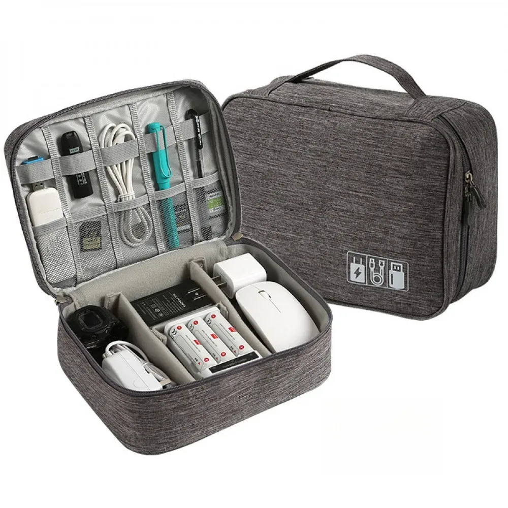 sac de rangement pour câbles, étanche, organiseur électronique numérique, sac de rangement portable pour câbles usb, chargeurs et prises, organiseur de câbles de voyage