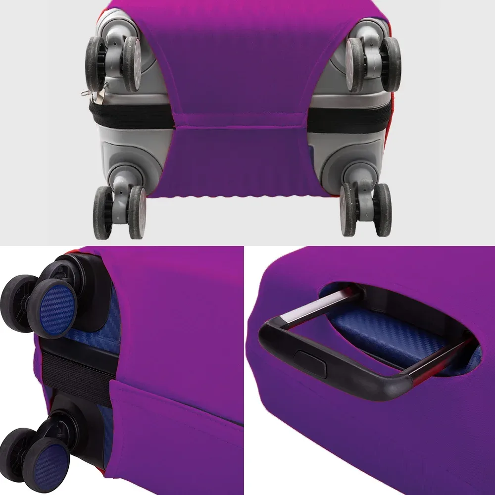 juste de protection élastique pour bagages, housses anti-poussière, motif lettre dorée, valise trolley, sac de voyage, 18-32