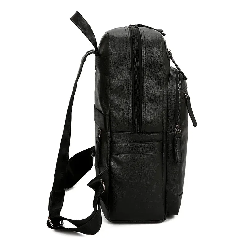 2025 sac à bandoulière d'affaires en peau de mouton sac à dos de voyage pour homme sac d'école pour ordinateur portable sacs à dos pour hommes de haute qualité pour adolescents garçons