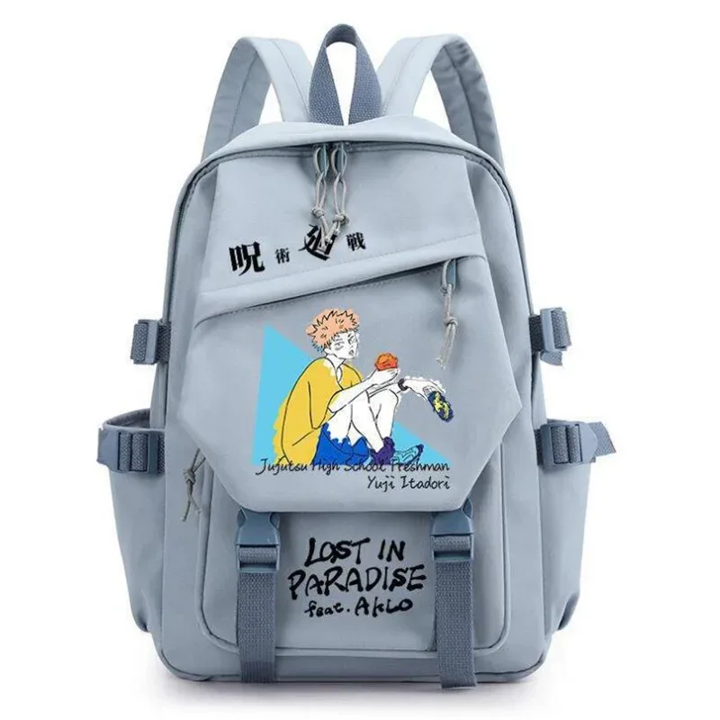 sac à dos anime jujutsu kaimmense pour hommes et femmes, cartable pour adolescents, sacs pour ordinateur portable gojo satoru, cartable d'extérieur à la mode