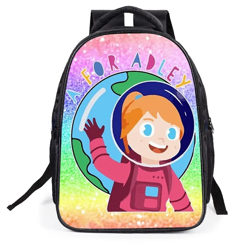 afor adley – sacs d'école classiques et populaires pour étudiants, impression 3d, 3 pièces/ensemble, sac à dos pour ordinateur portable, sac à déjeuner, trousse à crayons