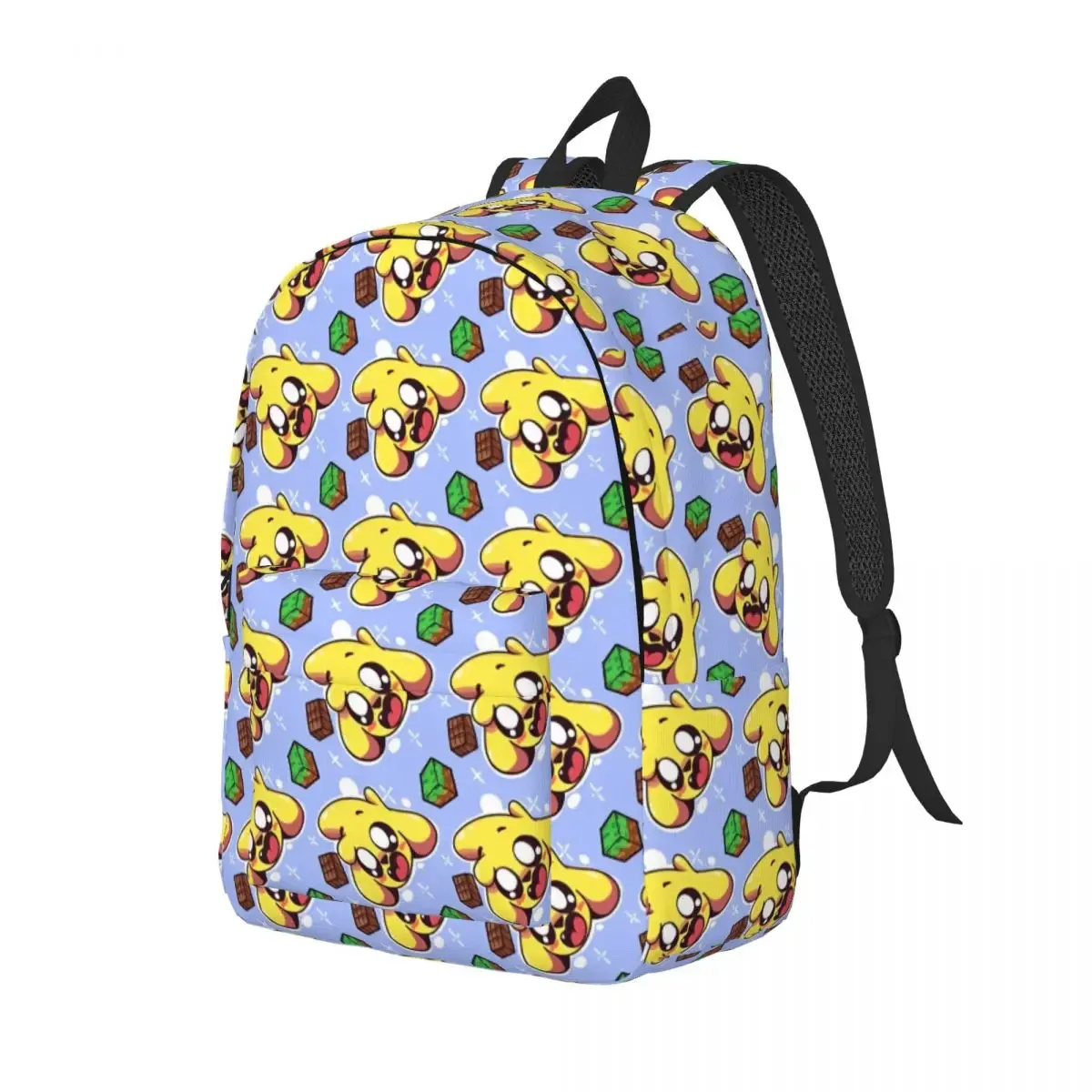 kawaill mikecracked miner sac à dos pour hommes femmes mode anime chiens étudiant travail sac à dos collège toile sacs cadeau