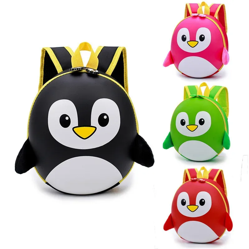 Sac à dos orthopédique EVA Penguin pour enfants, sac à dos à coque rigide, mini sac à bandoulière pour enfants, sacs mignons pour enfants, Mochila Rugtas