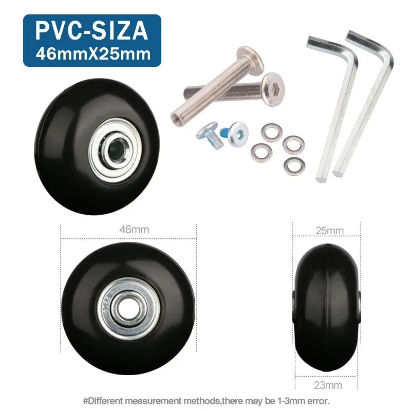 valise de remplacement universelle, accessoires de roue pratiques, roue d'avion, roue silencieuse, entretien et entretien des chocs
