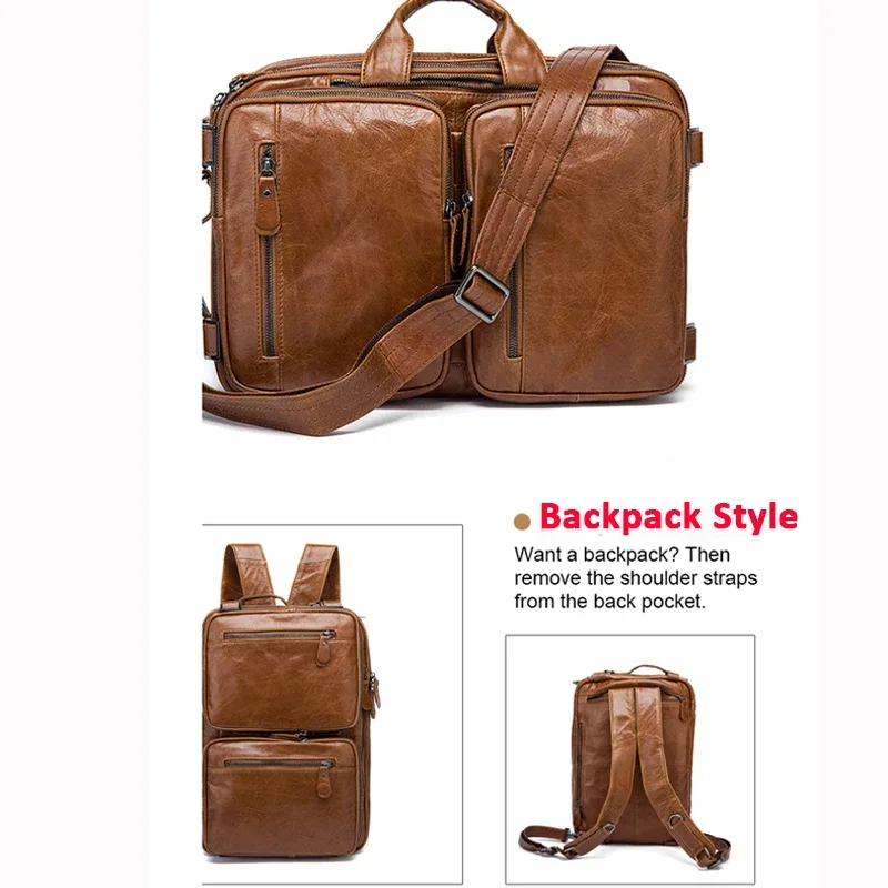 westal-étui à bombes en cuir pour homme, sacoche pour documents, ordinateur portable, 14, fourre-tout, 432