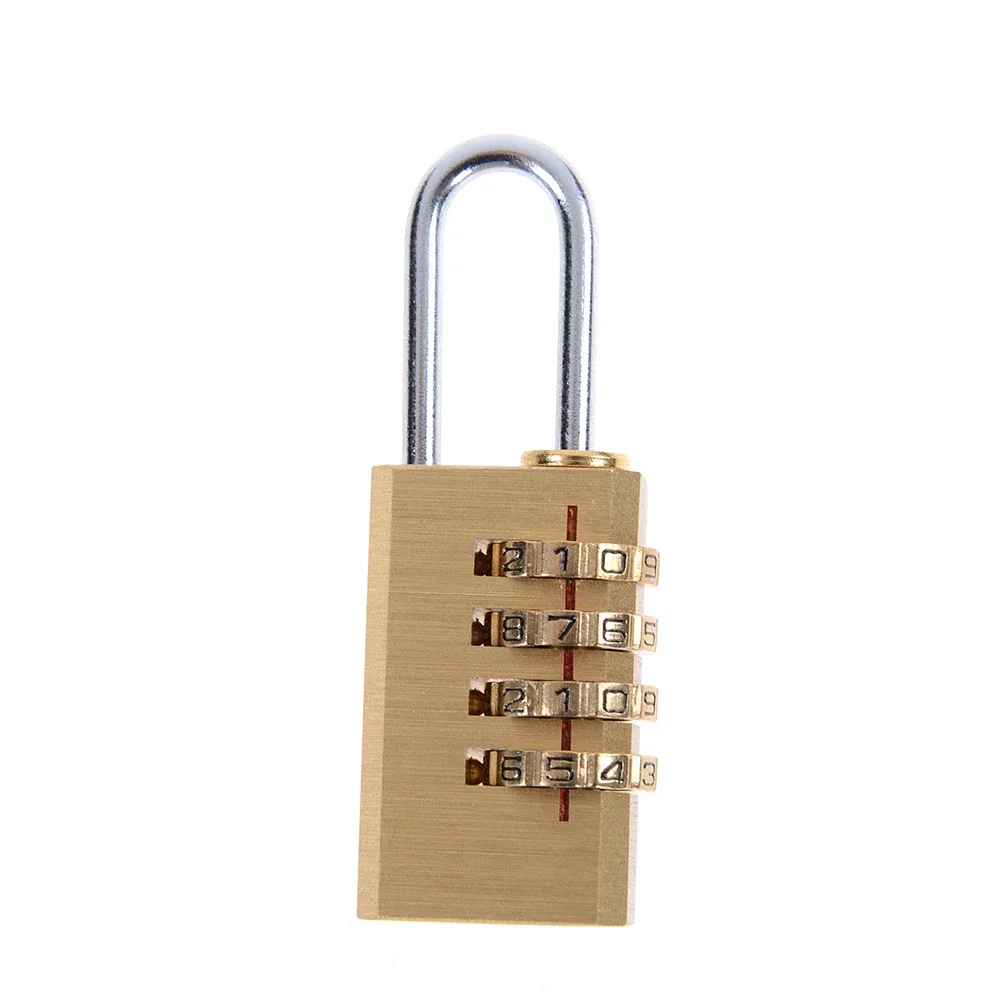 1pcs réarmable mini 4 chiffres serrure de code de mot de passe cadenas à combinaison pour sac de voyage 6cm x 2cm x 1cm