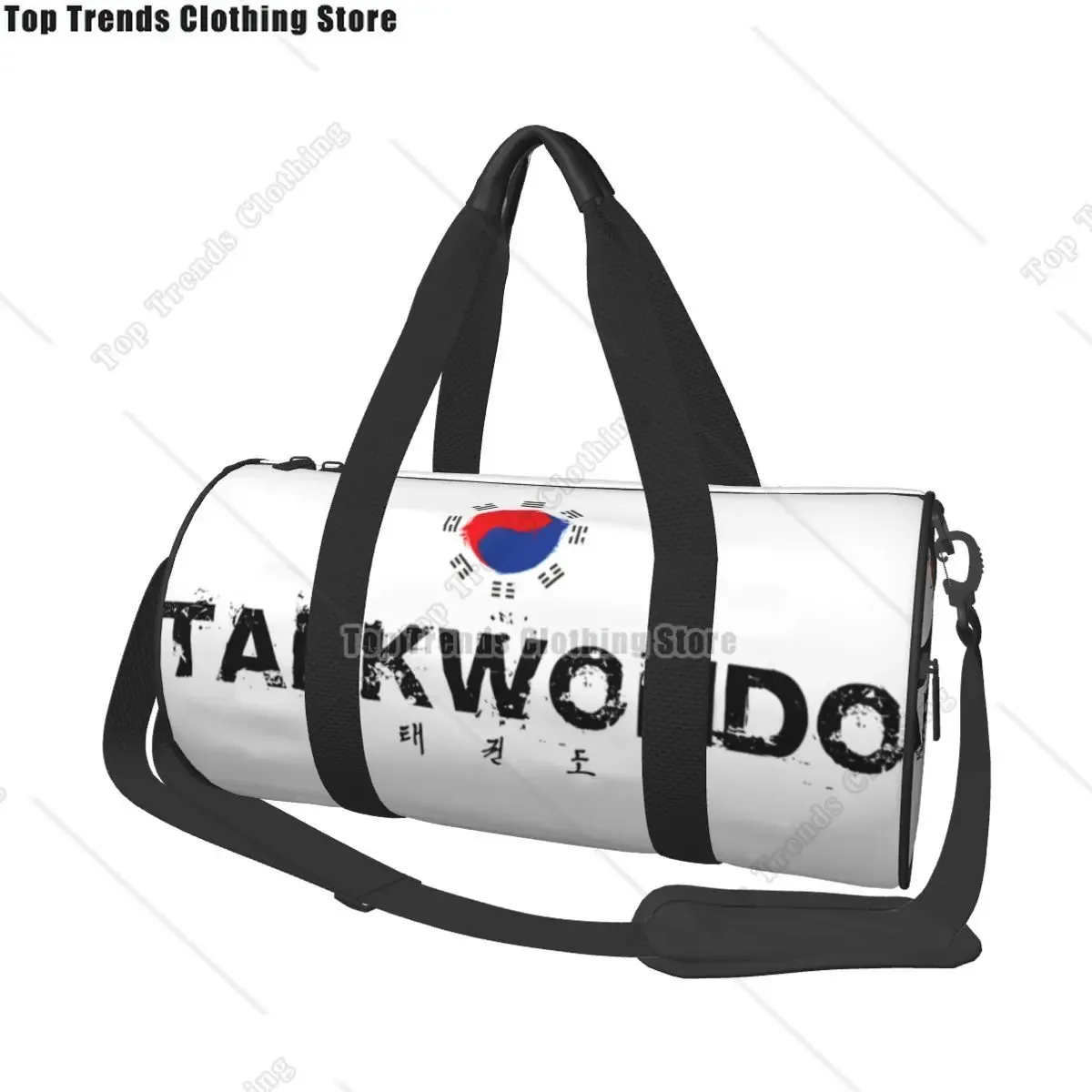 sac de sport coréen taekwondo, sacs de sport de plein air pour arts martiaux, grand sac à main imprimé d'entraînement de voyage, sac de fitness mignon pour couple