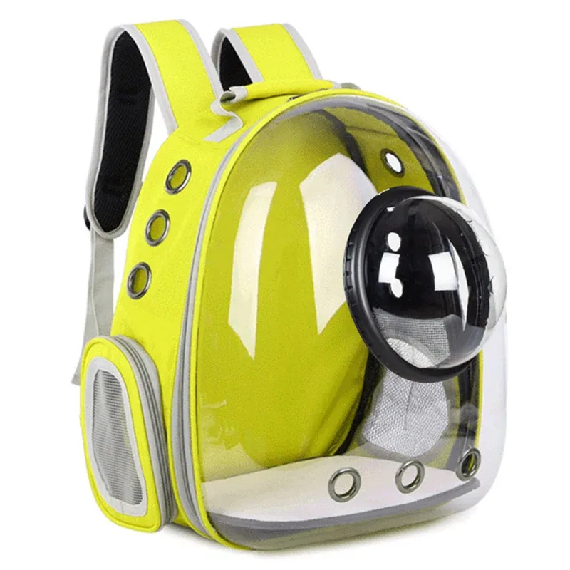 sacs de transport transparents pour chat, sac à dos respirant pour animaux de compagnie, sac à dos portable pour chiot et chien, sac de transport pour capsule spatiale pour animaux de compagnie