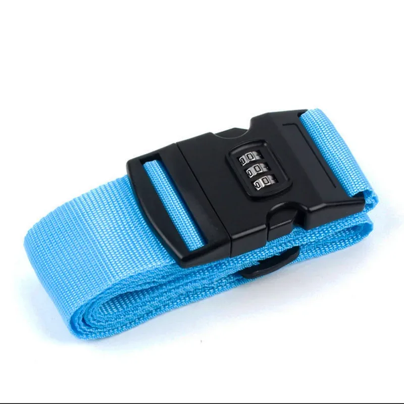 sangle de bagage en polypropylène, ceinture d'emballage arc-en-ciel antivol, accessoires pour valise de cabine, attache de sac