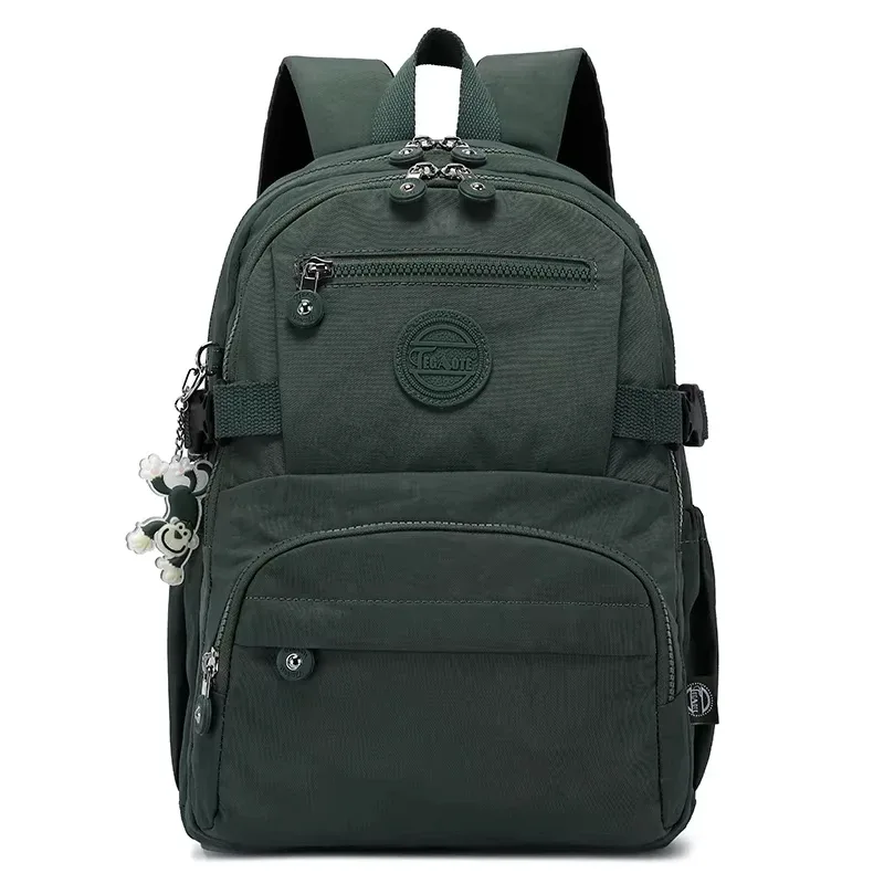 Tegaote – sac à dos de voyage léger pour hommes et femmes, sac à dos d'extérieur pour lycéens, sac d'école en nylon imperméable de haute qualité