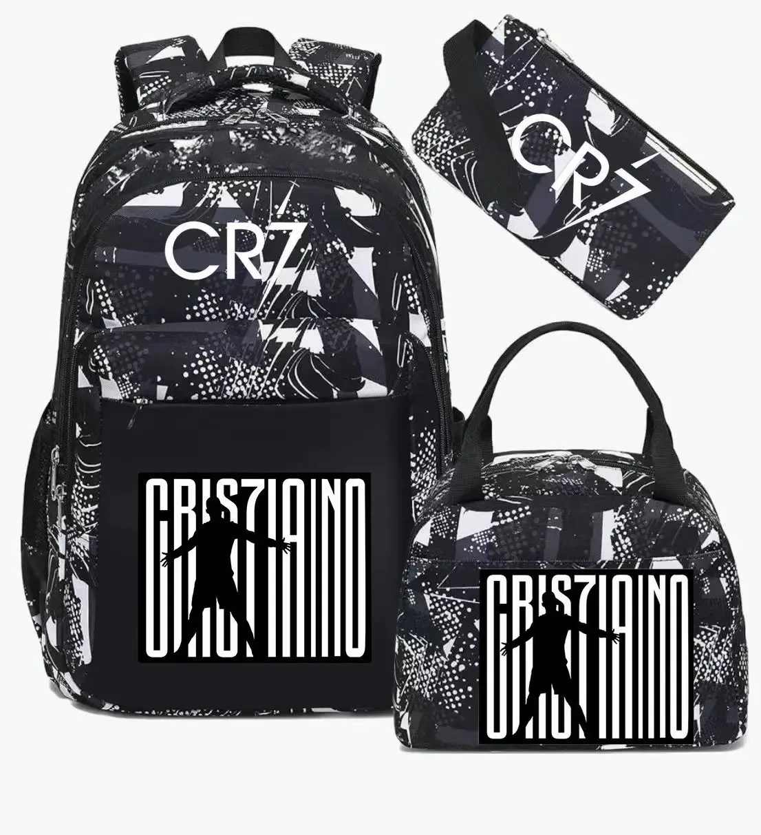 cr7 sacs à dos capacité légère sacs d'école pour ordinateur portable pour adolescents femmes hommes déplacements voyage mochilas