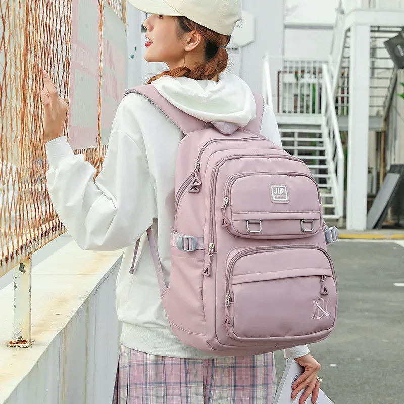 Sac à dos décontracté Kawaii de grande capacité pour femmes, sac de voyage pour lycéens, sacs initiés par les filles